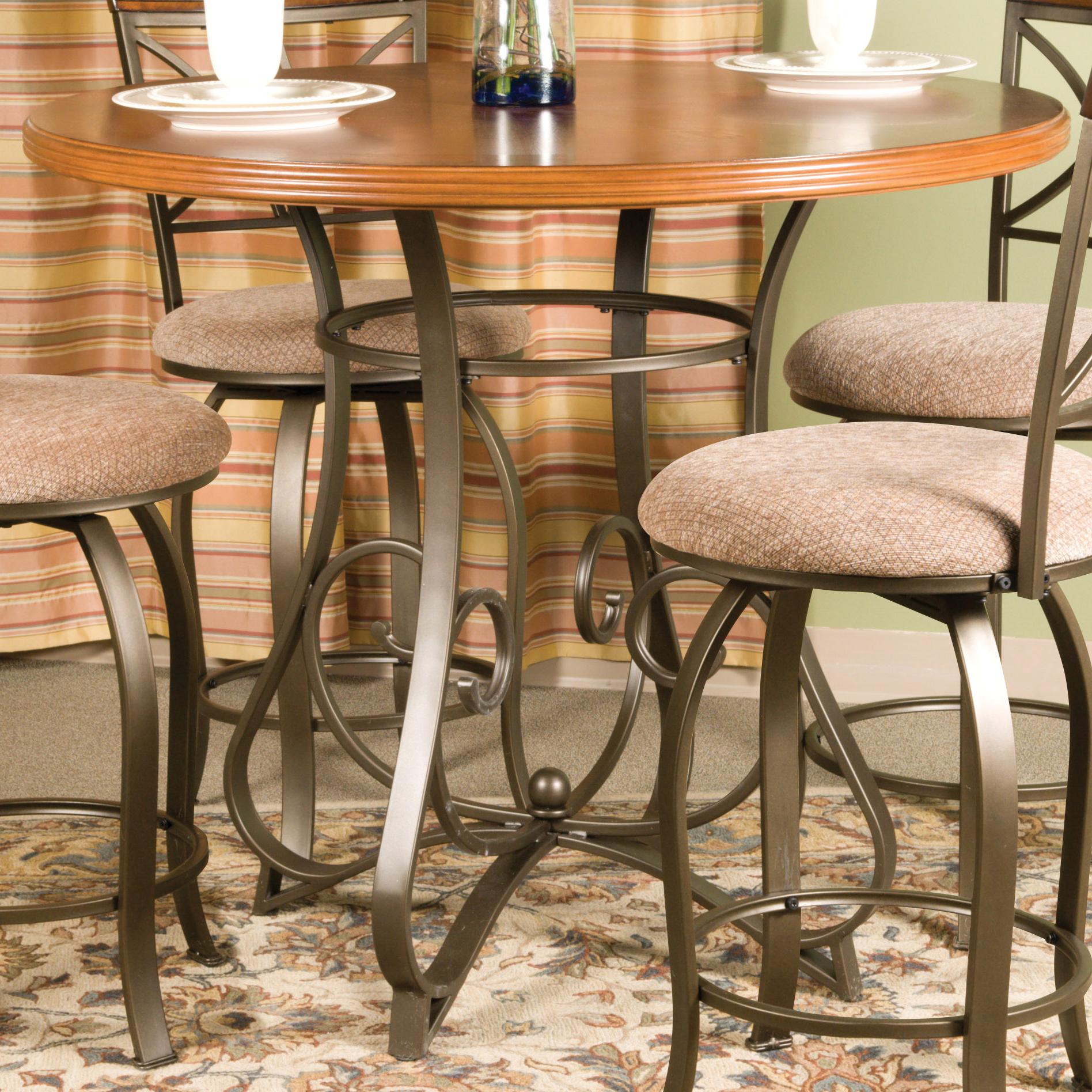 Powell Hamilton 697 441 Gathering Table Wayside Furniture Mattress Table Dining formal